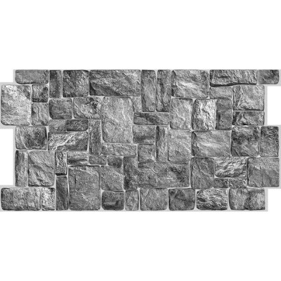 Декоративная стеновая панель GRACE LUBRICANTS Камень Натуральный серый УТ000058935