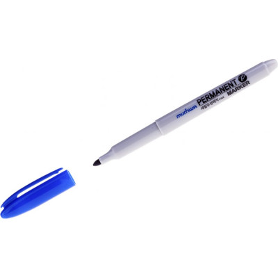 Перманентный маркер Munhwa синий, пулевидный, 1,5 мм 235085 Б0050524