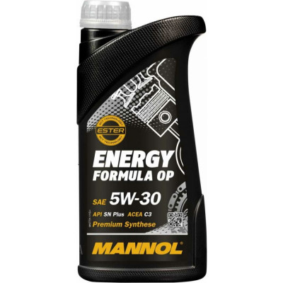 Синтетическое моторное масло MANNOL ENERGY FORMULA OP 5W-30 1076