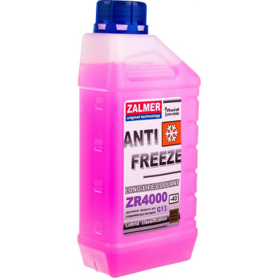 Антифриз ZALMER Antifreeze ZR4000 LLC G13 ZR40V001