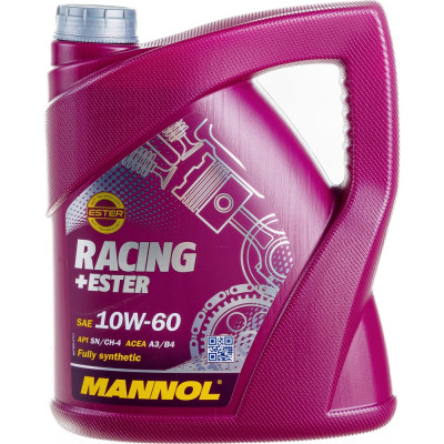 Синтетическое моторное масло MANNOL RACING ESTER 10W-60 4037