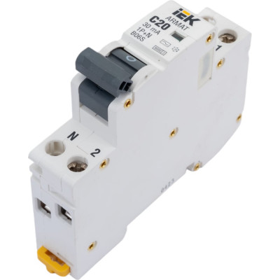 Автоматический выключатель дифференциального тока IEK ARMAT B06S AR-B06S-1N-C20C030