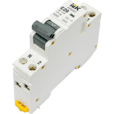 Автоматический выключатель дифференциального тока IEK ARMAT B06S AR-B06S-1N-C20A030