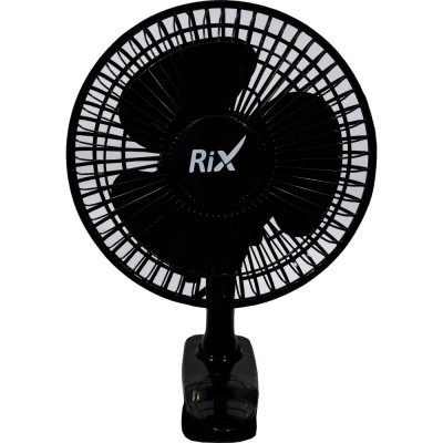 Бытовой настольный вентилятор RIX RDF-1500WB Black 49791