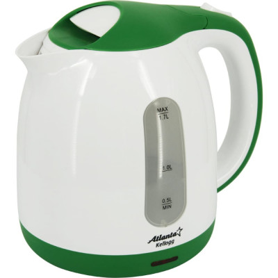 Электрический пластиковый чайник Atlanta ATH-2371 green