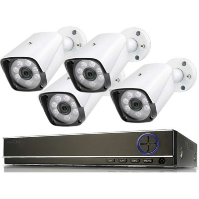 Готовый комплект видеонаблюдения для улицы и дачи IVUE IVUE-4MP IPC-B4