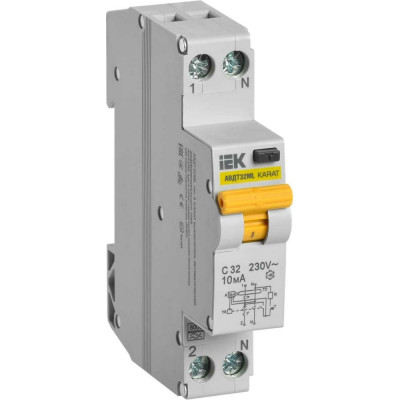 Автоматический выключатель дифференциального тока IEK АВДТ32ML KARAT MVD12-1-032-C-010-A