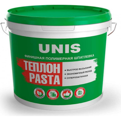 Готовая полимерная шпатлевка UNIS Pasta Теплон 4607005184894