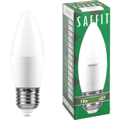 Светодиодная лампа SAFFIT SBC3715 Свеча 55206