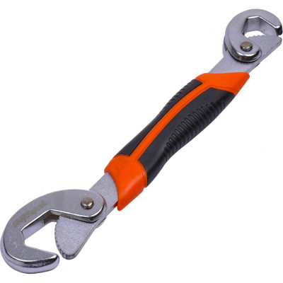 Av steel универсальный ключ самозажимной двухсторонний (8-14, 15-22мм) 250мм, шт av-321701