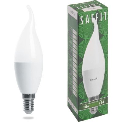 Светодиодная лампа SAFFIT SBC3715 Свеча на ветру 55205