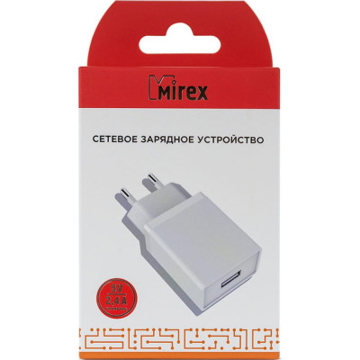 Сетевое зарядное устройство Mirex 13701-U16EWH