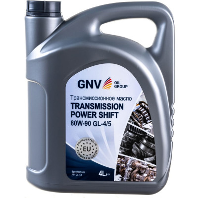 Трансмиссионное масло GNV Transmission Power Shift 80W-90 GL-4/5 GTP1072010016548090004