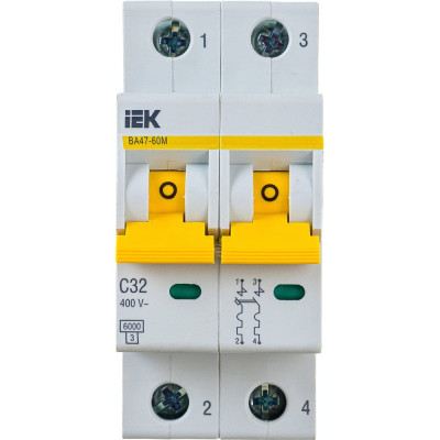 Автоматический выключатель IEK ВА47-60M MVA31-2-032-C