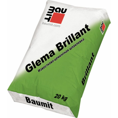 Известково-цементная шпаклевка Baumit GlemaBrillant 4612741800618