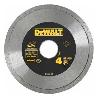 Отрезной алмазный диск для ушм Dewalt DT 3735