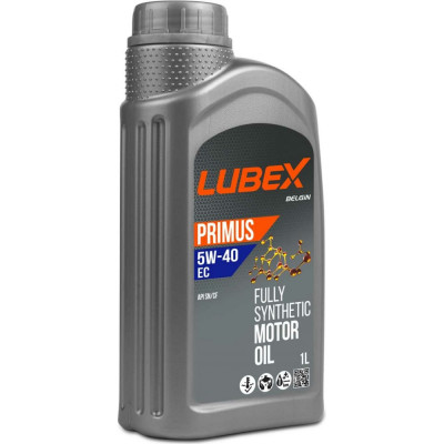 Синтетическое моторное масло Lubex PRIMUS EC 5W-40 L034-1312-1201