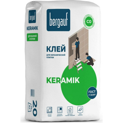 Клей для керамической плитки Bergauf Keramik 28002