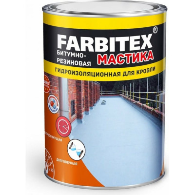 Битумно-резиновая мастика Farbitex 4300003458