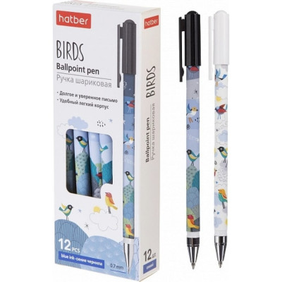 Шариковая ручка Hatber Birds 069855
