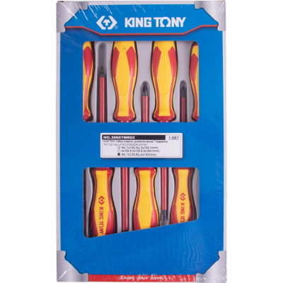 Набор диэлектрических отверток KING TONY 30607MR02