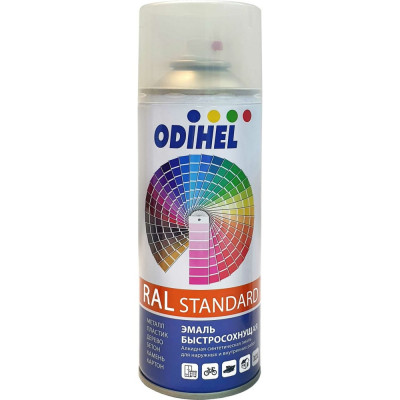 Алкидная аэрозольная эмаль ODIHEL RAL5012A