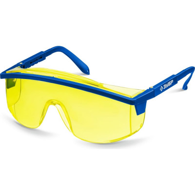 Защитные очки ЗУБР желтые 110482