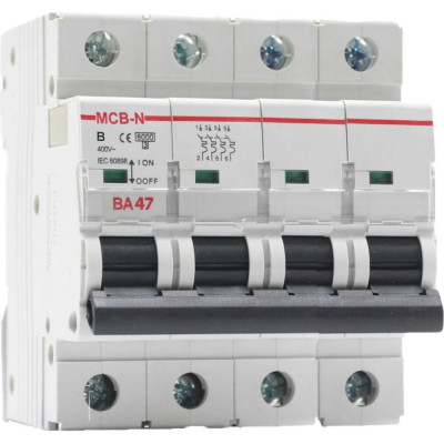 Автоматический выключатель AKEL ВА47-MCB-N-4P-B32-AC 400075