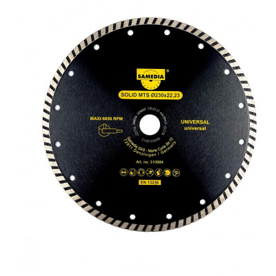 Универсальный алмазный диск SAMEDIA SOLID MTS 310984