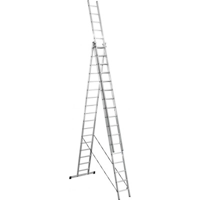 Алюминиевая трехсекционная лестница UFUK 411317
