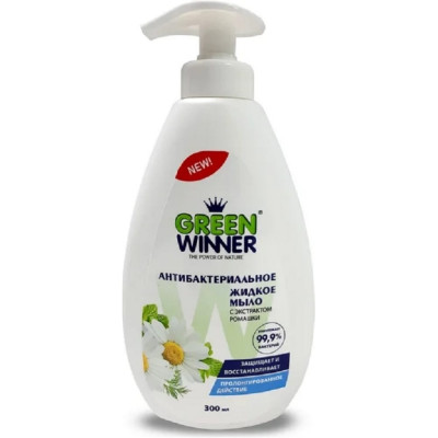 Антибактериальное жидкое мыло GREEN WINNER 4607002304462