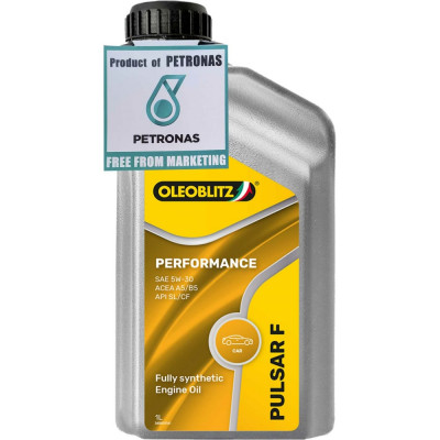 Синтетическое моторное масло Petronas OLEOBLITZ PULSAR F PERFORMANCE 5W-30 70388EL8EU