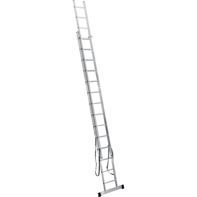Алюминиевая двухсекционная лестница UFUK 411214