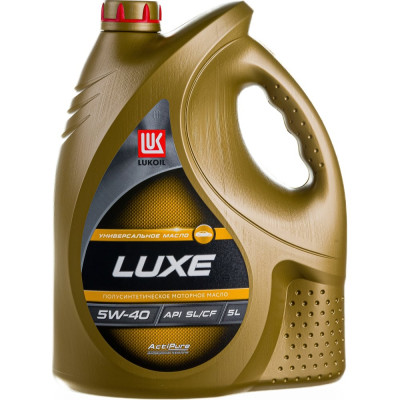 Полусинтетическое моторное масло Лукойл ЛЮКС SAE 5W-40, API SL/CF 19300