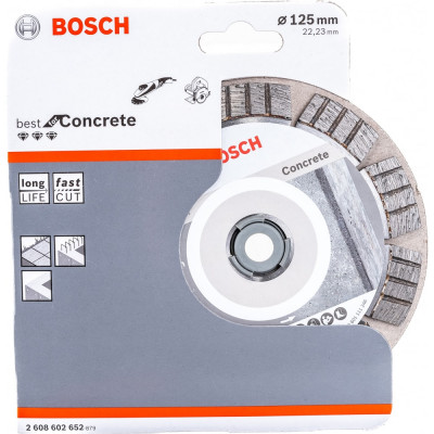 Алмазный диск по бетону Bosch 2.608.602.652