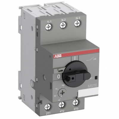 Автоматический выключатель защиты двигателя ABB MS-116-4.0 50kA 1SAM250000R1008