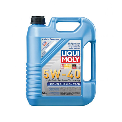 Синтетическое моторное масло LIQUI MOLY Leichtlauf High Tech 5W-40 SN/CF;A3/B4 8029