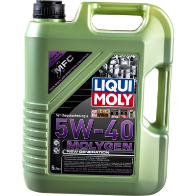 Синтетическое моторное масло LIQUI MOLY Molygen New Generation 5W-40 SN/CF;A3/B4 9055