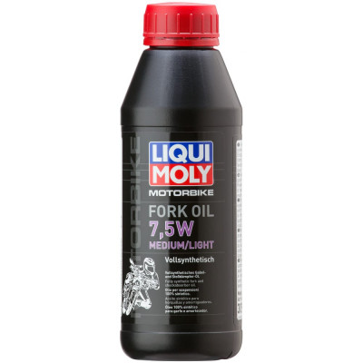 Синтетическое масло для вилок и амортизаторов LIQUI MOLY Motorbike Fork Oil Medium/Light 7,5W 3099