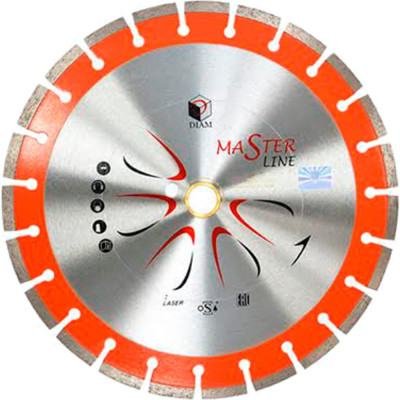 Сегментный универсальный алмазный круг Diam 1A1RSS Master Line 000493