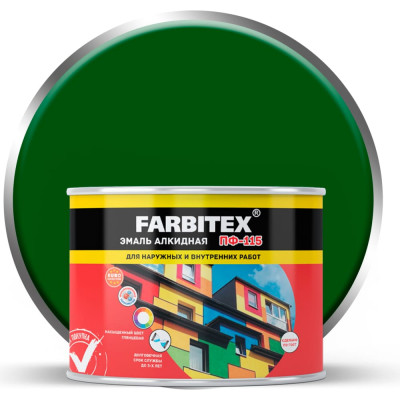 Алкидная эмаль Farbitex ПФ-115 4300009078