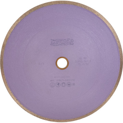 Алмазный диск по граниту MESSER 300D-2T-7.5W-25.4/32 Д.О. 01-22-300