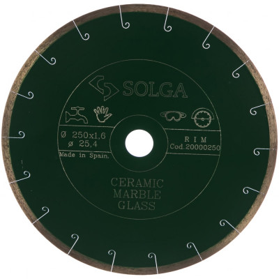 Алмазный диск Solga Diamant CERAMICS, MARBLE 20000250