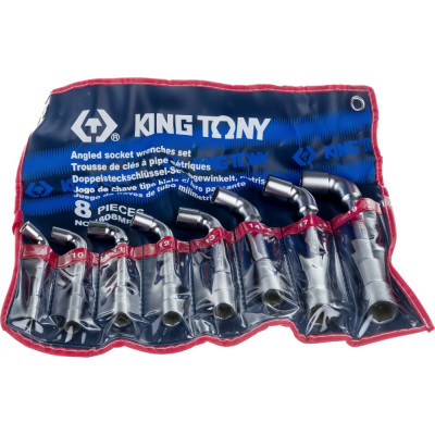 Набор торцевых ключей KING TONY 1808MR