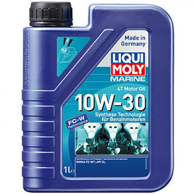 HC-синтетическое моторное масло 4T для лодок LIQUI MOLY Marine 4T Motor Oil 10W-30 25022
