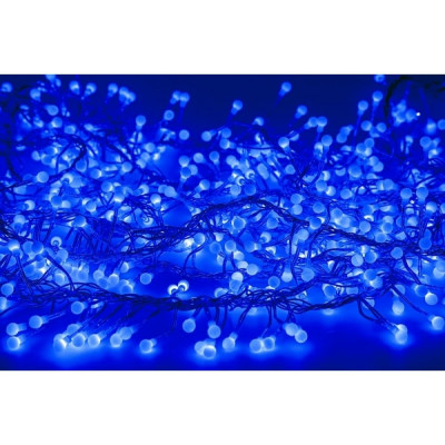 Гирлянда Neon-Night Мишура 3м, прозрачный ПВХ, 288LED синие 303-603