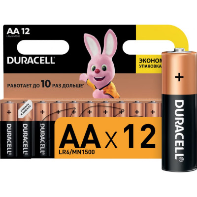 Батарейка Duracell LR6-12BL BASIC C0037388