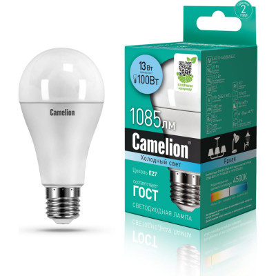 Светодиодная лампа Camelion LED13-A60/845/E27 12046
