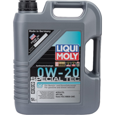 НС-синтетическое моторное масло LIQUI MOLY Special Tec V 0W-20 C5 20632