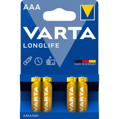 Батарейки Varta LONGLIFE 4103113414